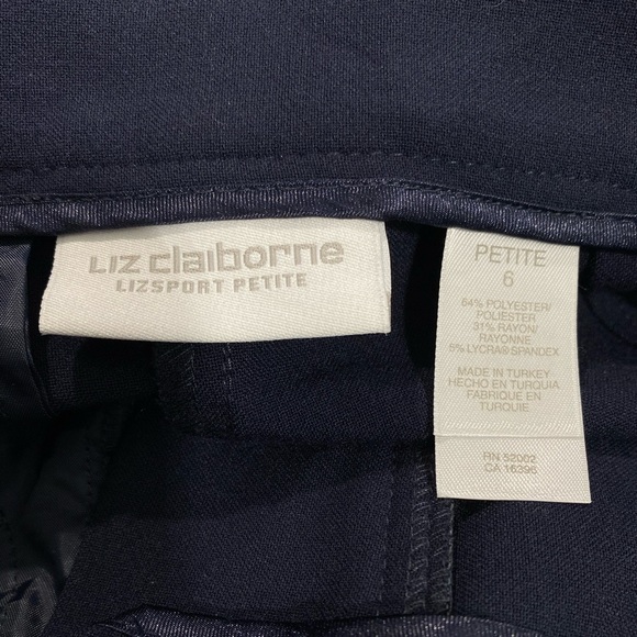 Nwt Liz Claiborne Sport formal pants size 6P - Picture 6 of 8